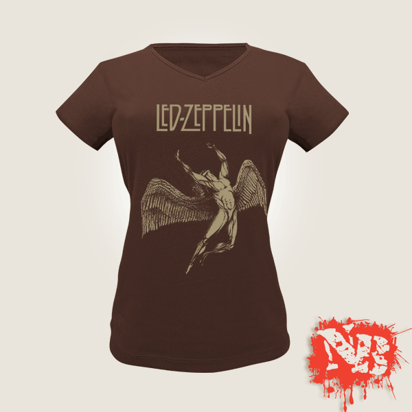 Camiseta Led Zeppelin Mujer Angel - Native Blood