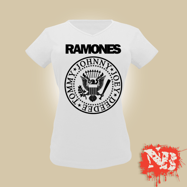 Camiseta Ramones Logo Mujer - Native Blood