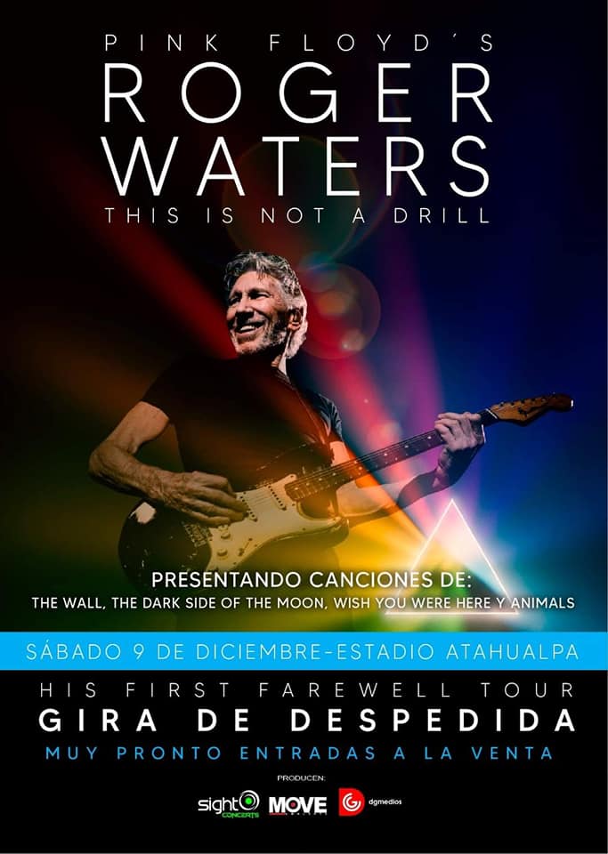 Afiche de Roger Waters en Quito