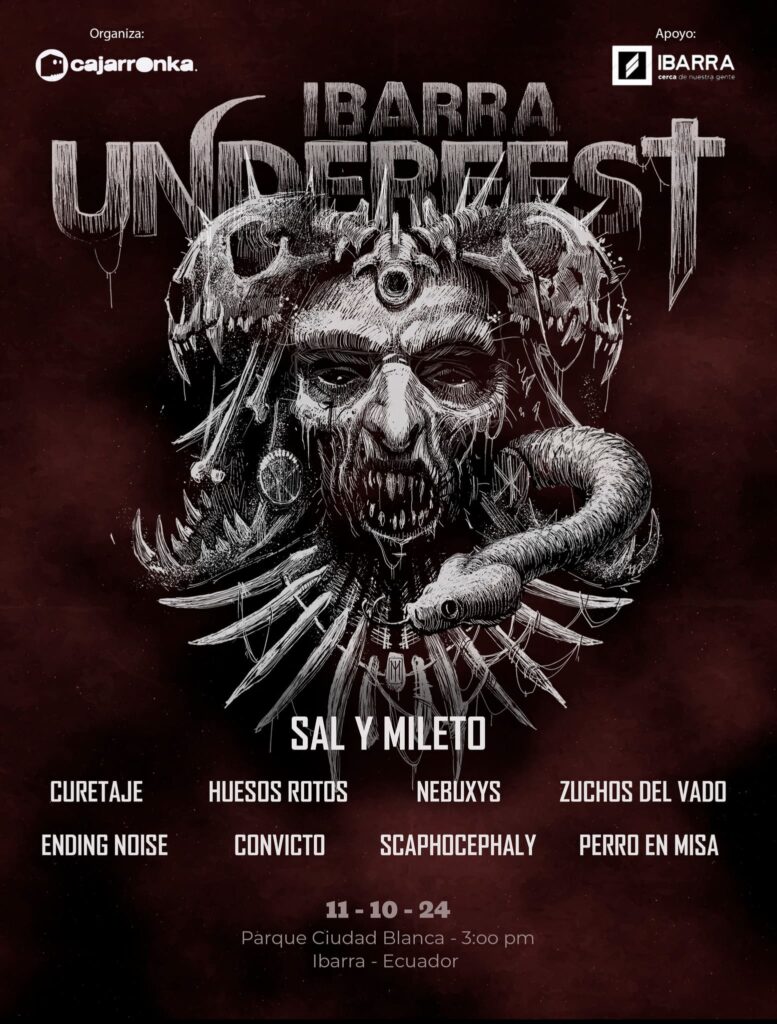 Afiche Ibarra Under Fest 2024