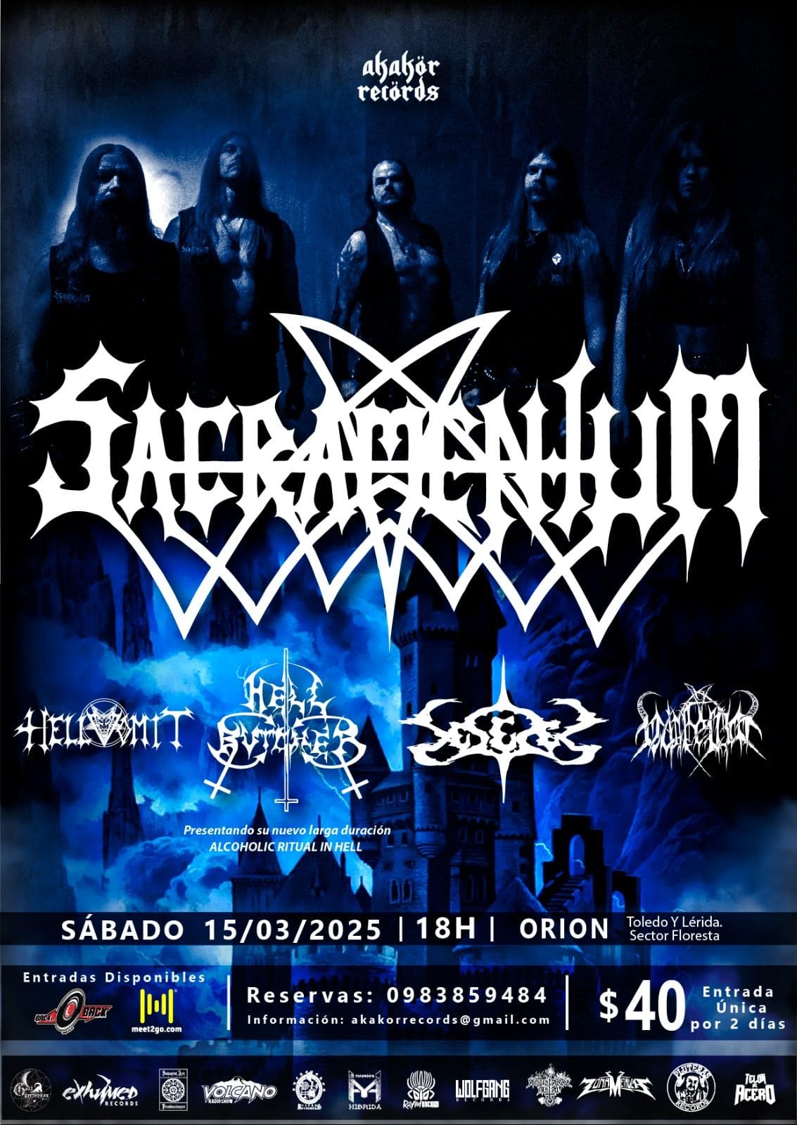 Afiche Vodoo Necromancer Fest III - día 02