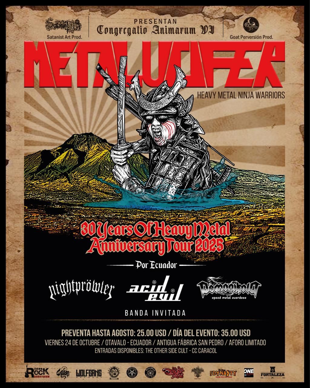 Afiche Metalucifer Otavalo 2025
