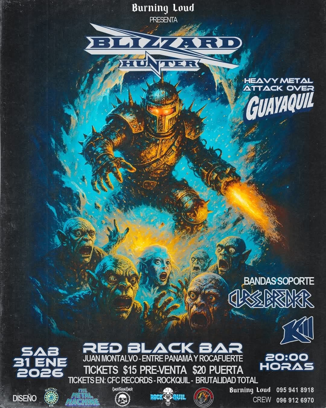 Afiche Blizzard Hunter en Guayaquil