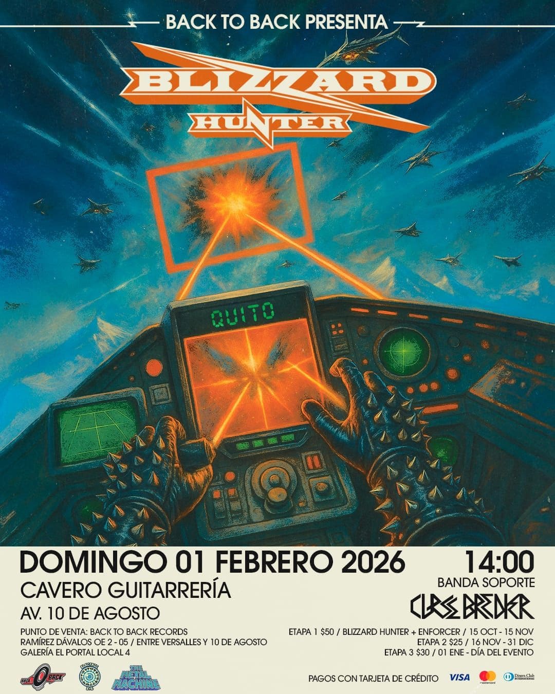 Afiche Blizzard Hunter Quito