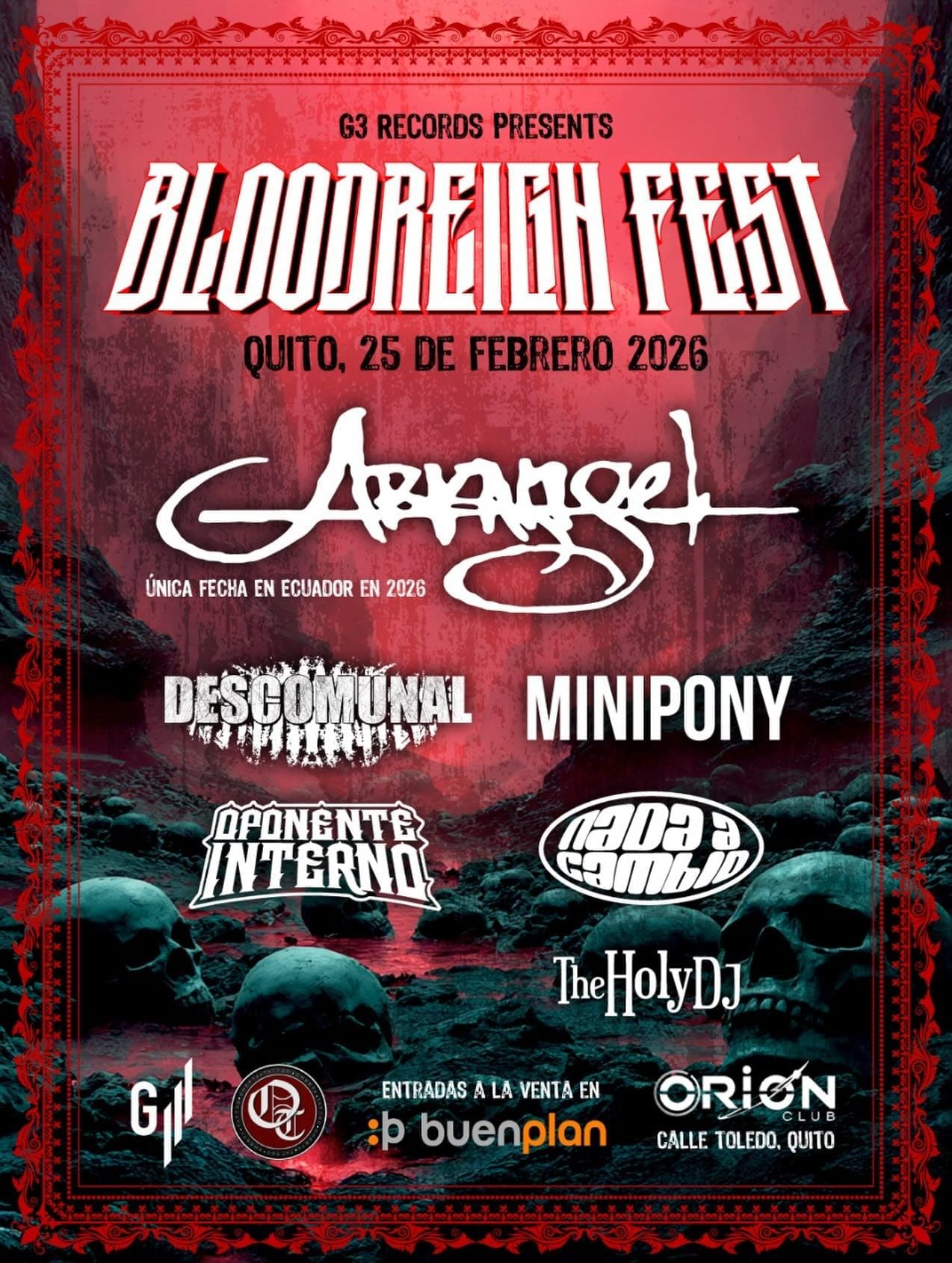 Afiche BloodReign Fest 2026