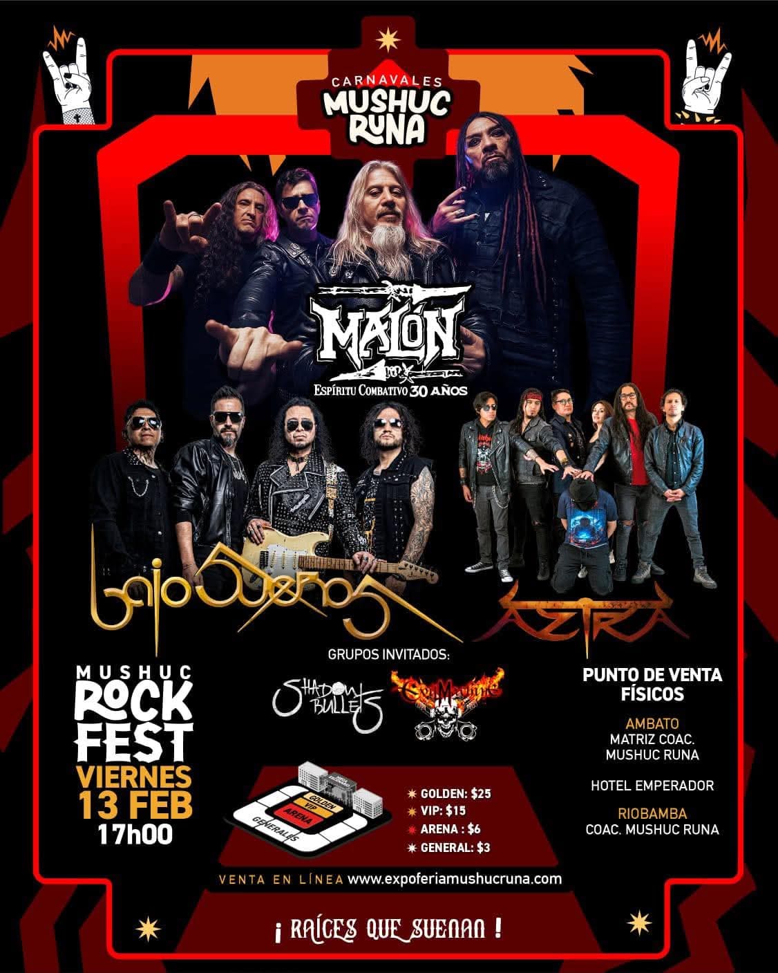 Afiche Muschuc Rock 2026